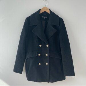 KARL Lagerfeld wool pea coat